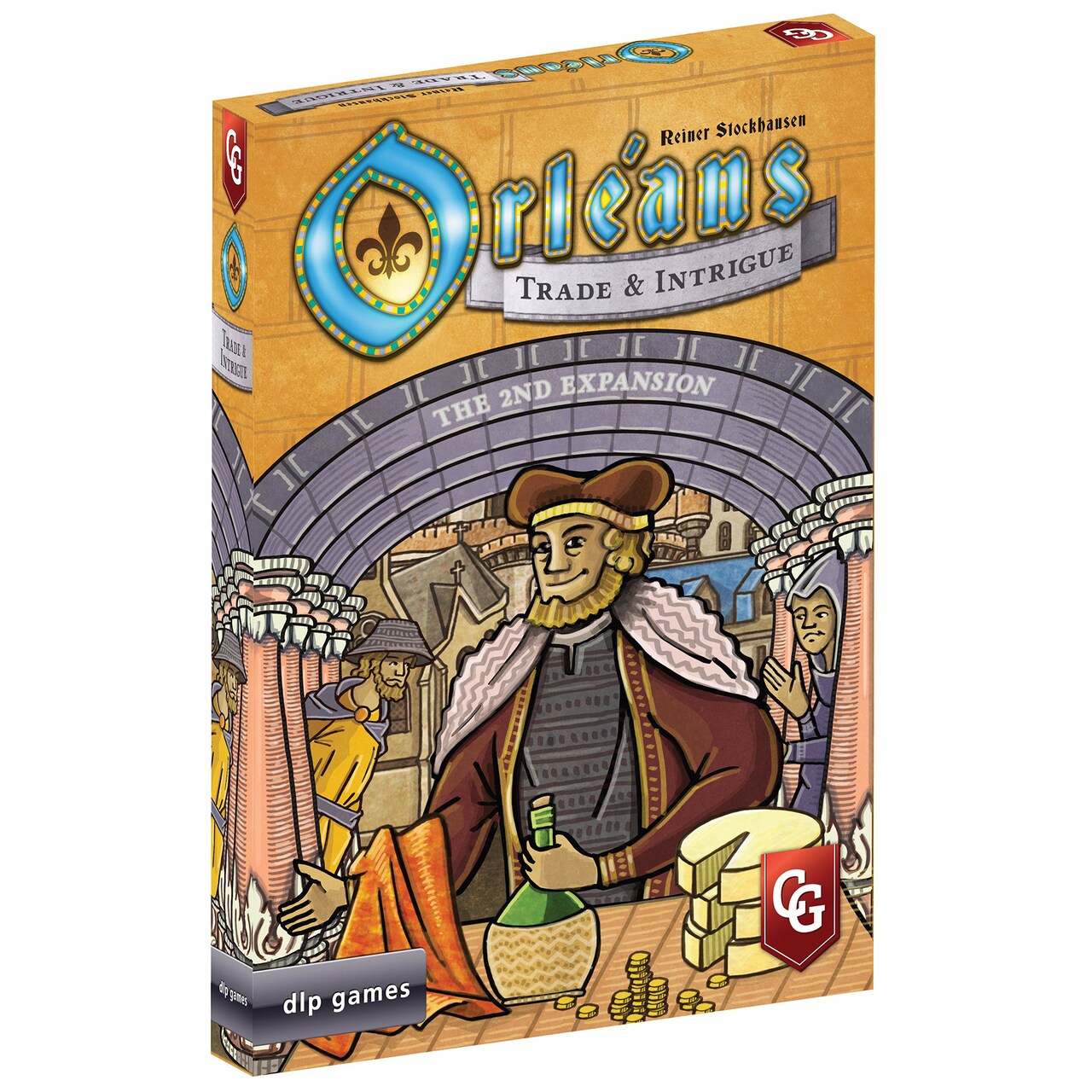 Capstone Games: Orleans, Trade & Intrigue Expansion, Strategy Board Game, 2 to 5 Players, 90 Minute Play Time, Ages 12 and Up